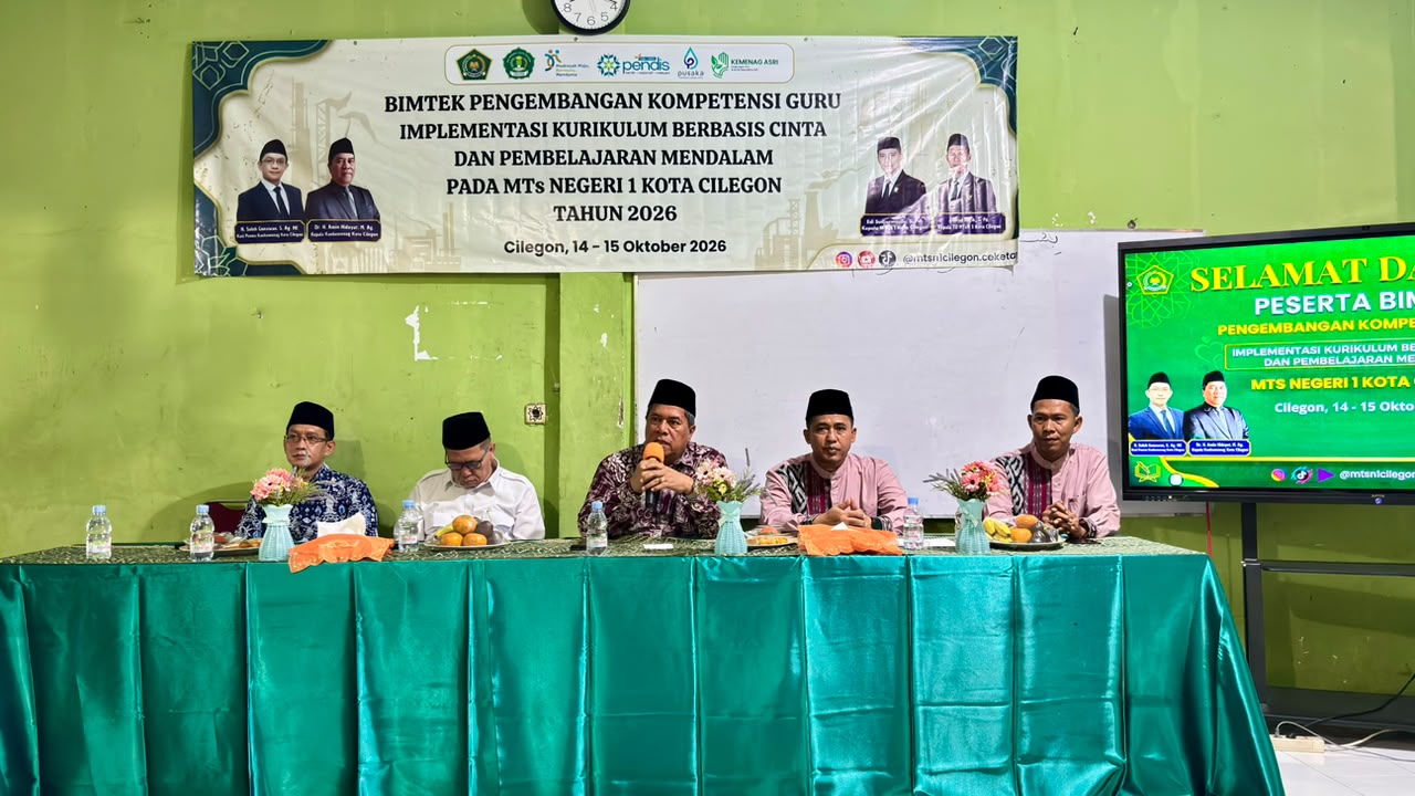 Kemenag Cilegon Dorong Penguatan Kurikulum Berbasis Cinta dan Pembelajaran Mendalam